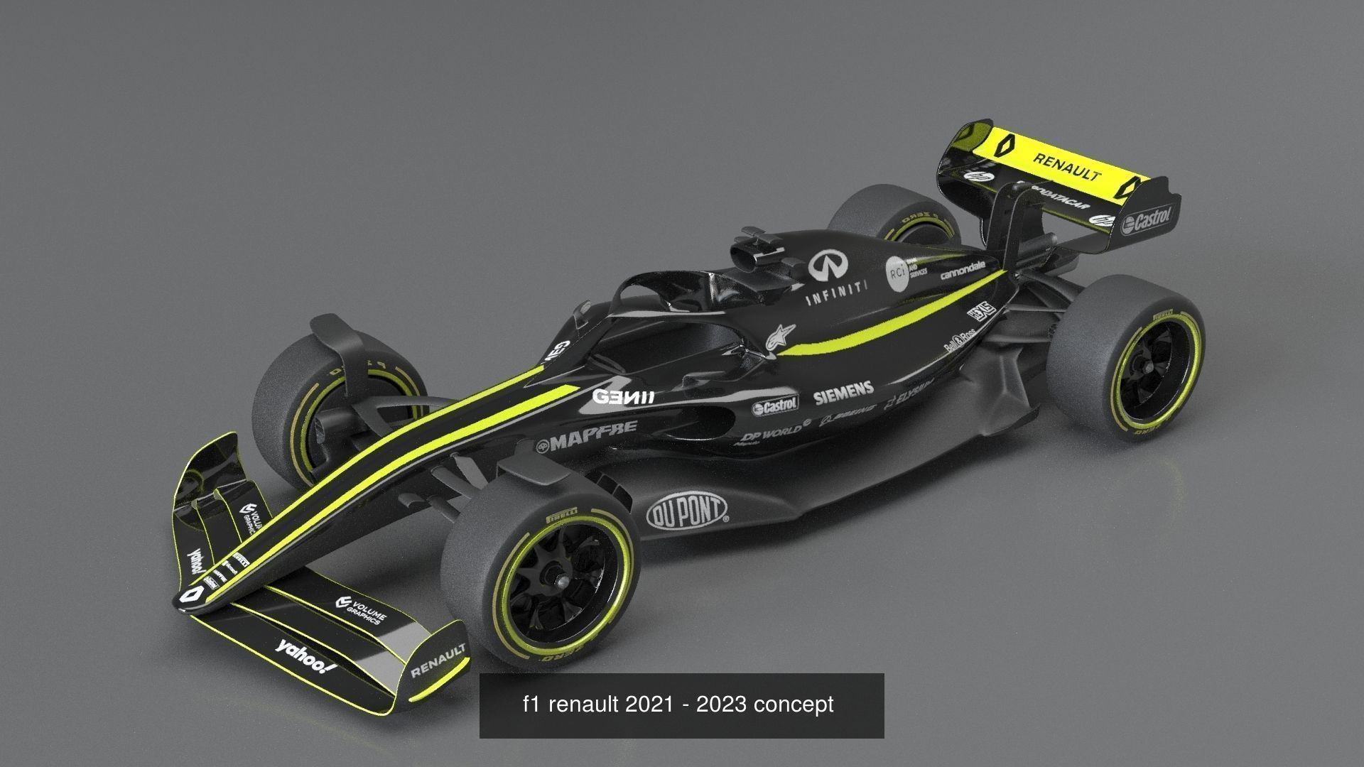 10 team f1 racing concept car 2021-2023 3D Model Collection_19