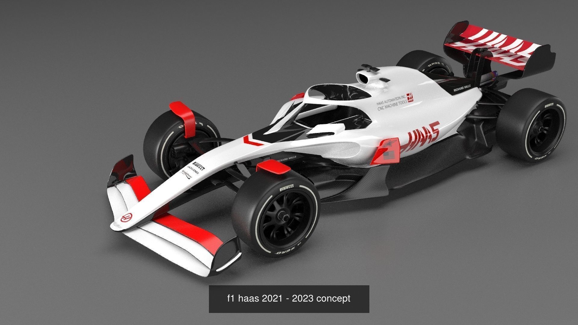 10 team f1 racing concept car 2021-2023 3D Model Collection_21