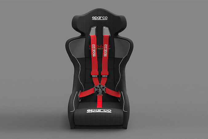 racing seat 3D print model
