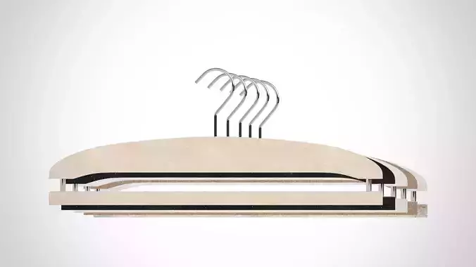 30cm Realistic Wood Hanger for Dressing Shops