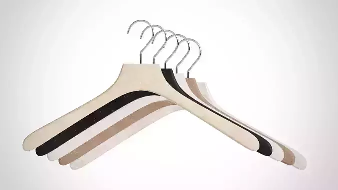 30cm Realistic Wood Hanger for Dressing Shops