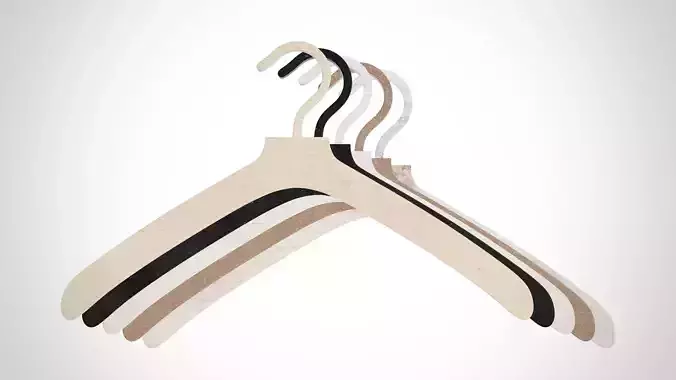 30cm Realistic Wood Hanger for Dressing Shops