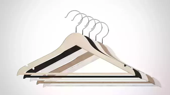 30cm Realistic Wood Hanger for Dressing Shops