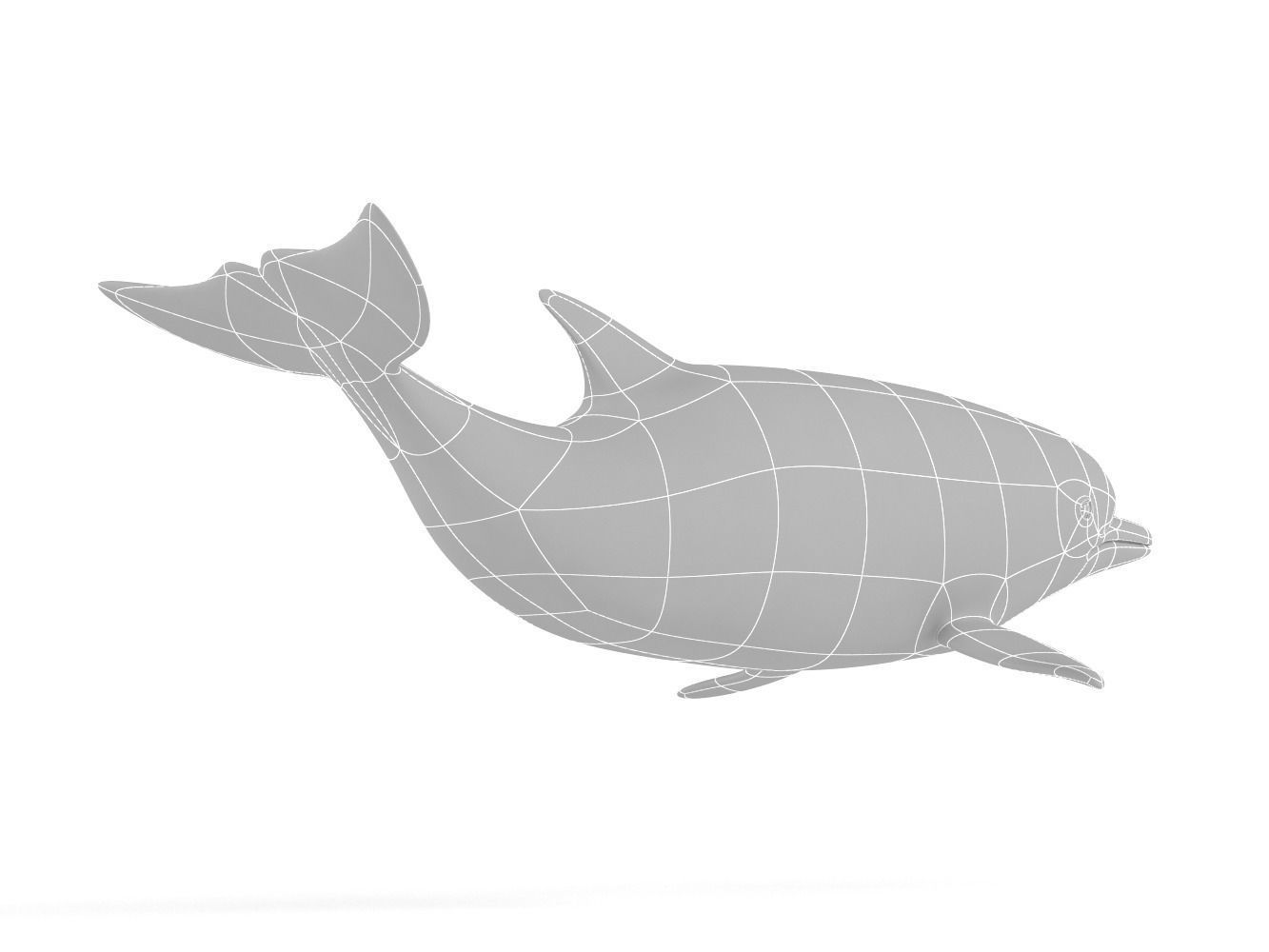 Dolphin toy 3D model_9