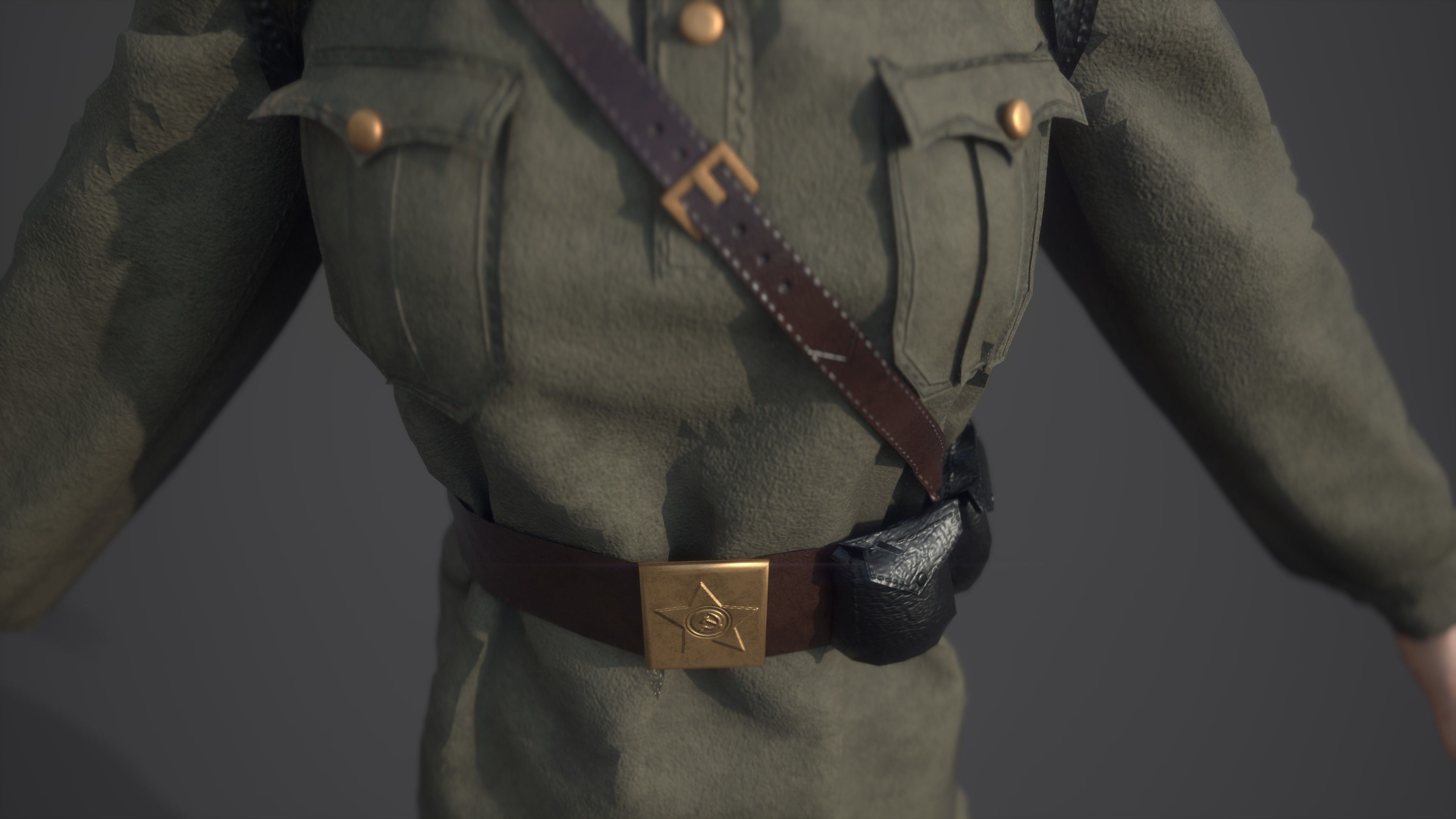 SNIPER WOMAN 3D model_3