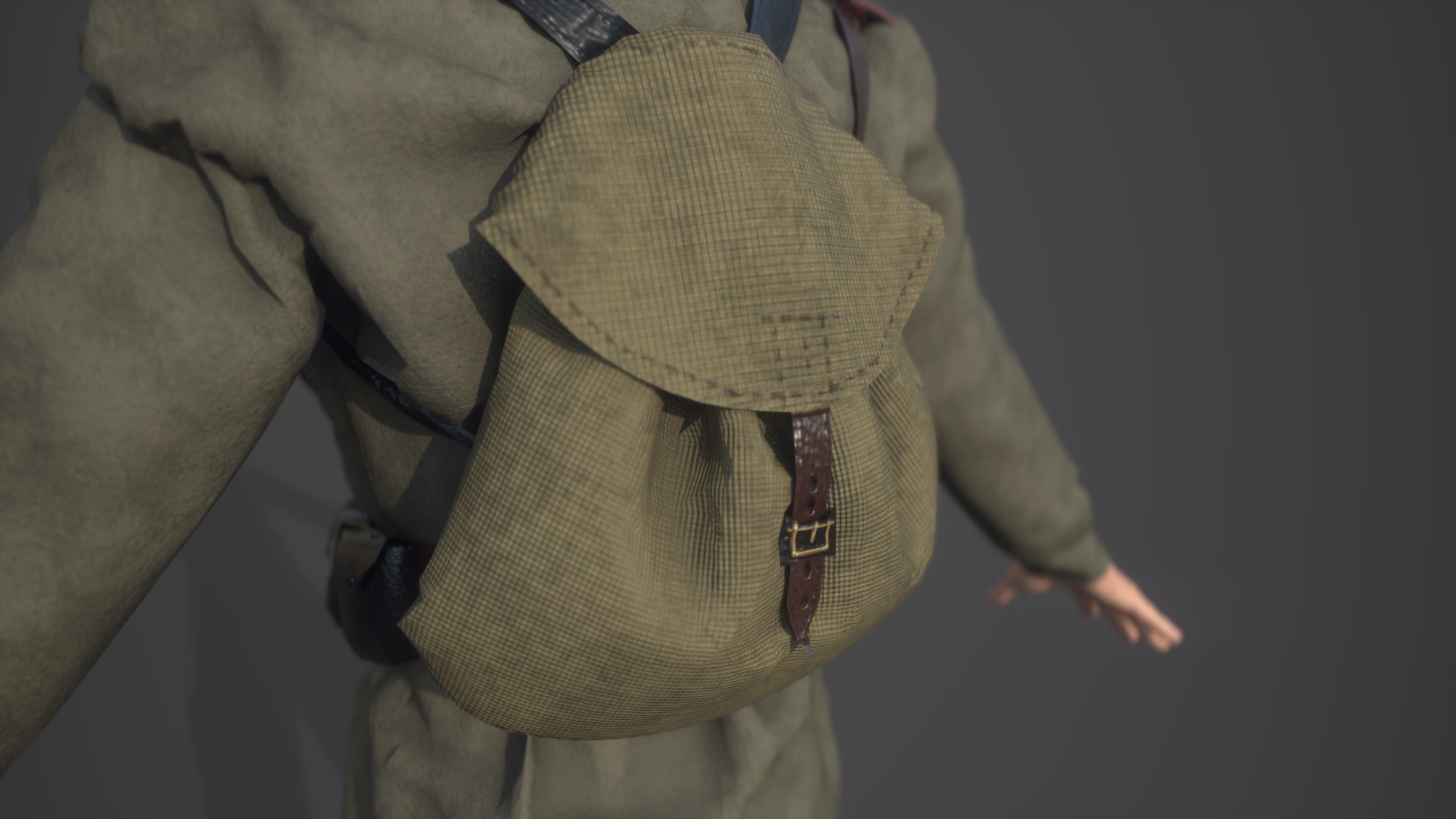 SNIPER WOMAN 3D model_4