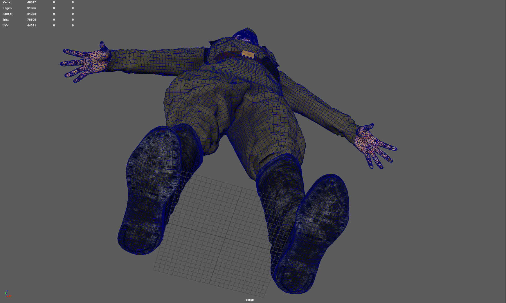 SNIPER WOMAN 3D model_15