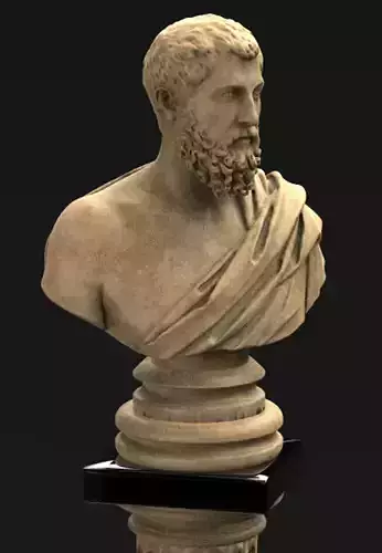 Roman Bust 2 3D model 3D print model