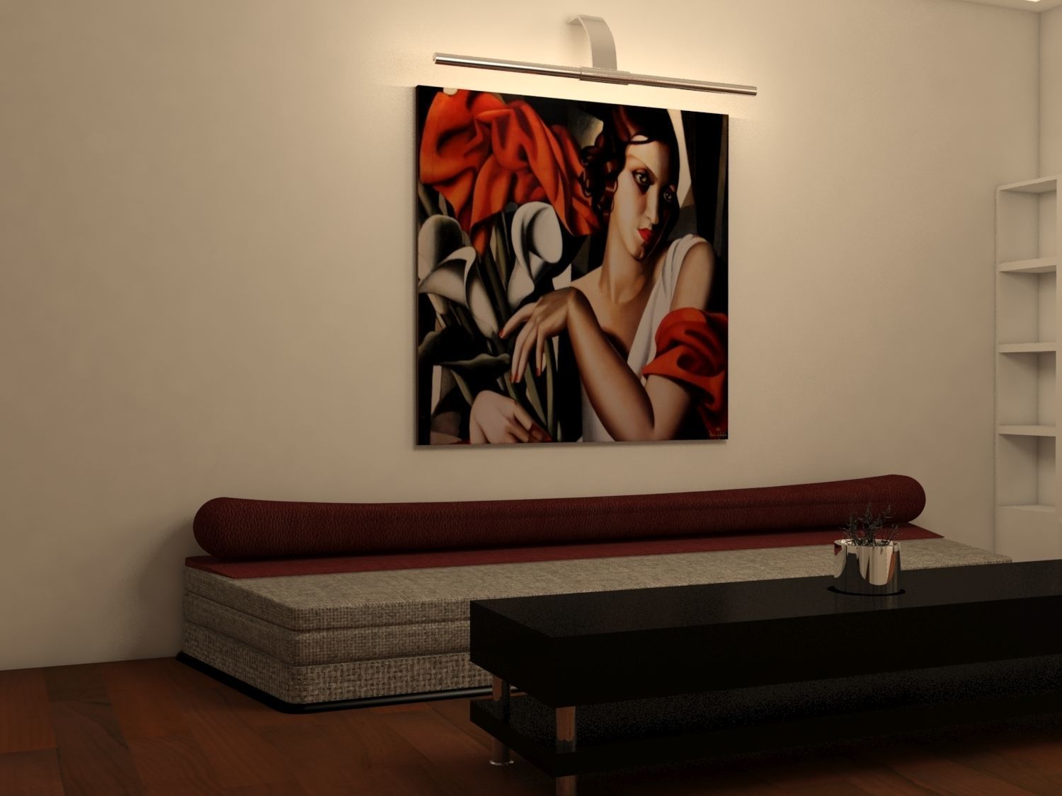 Mini-easy room 3D model_2