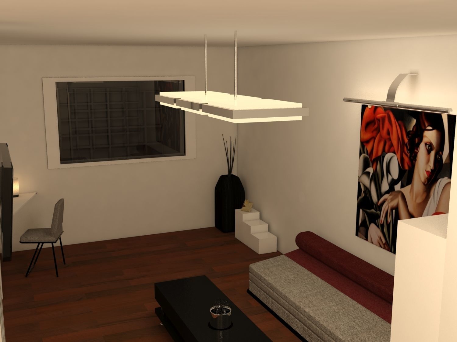 Mini-easy room 3D model_4
