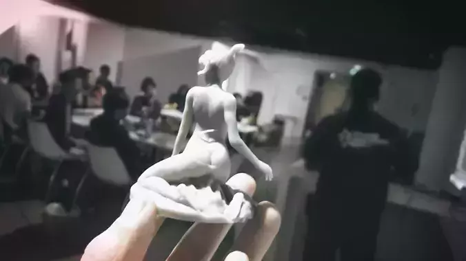 Manga Girl 3D print model