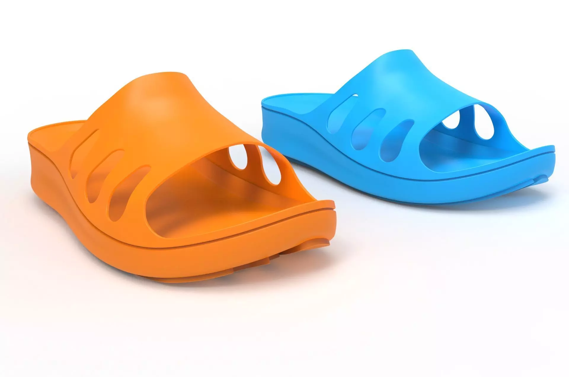 Slippers shoes 3D model