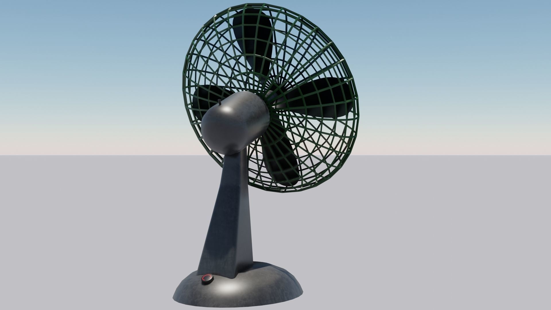 Cooling fan 3D models Low-poly 3D model_6