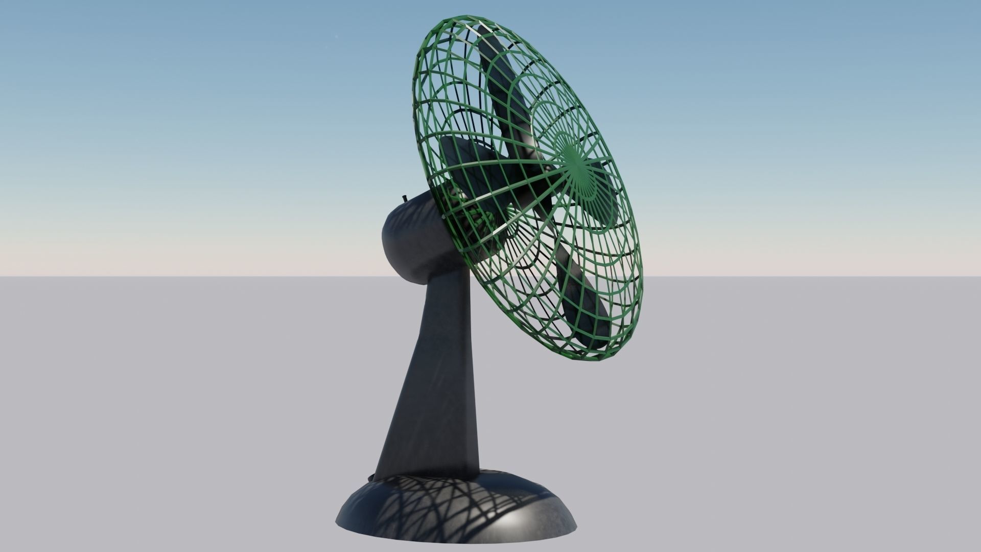 Cooling fan 3D models Low-poly 3D model_3
