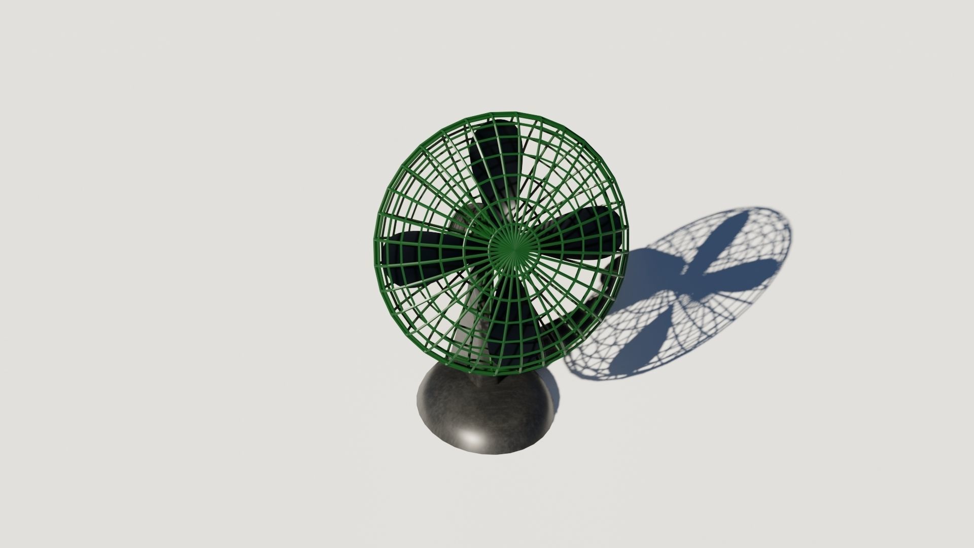 Cooling fan 3D models Low-poly 3D model_7