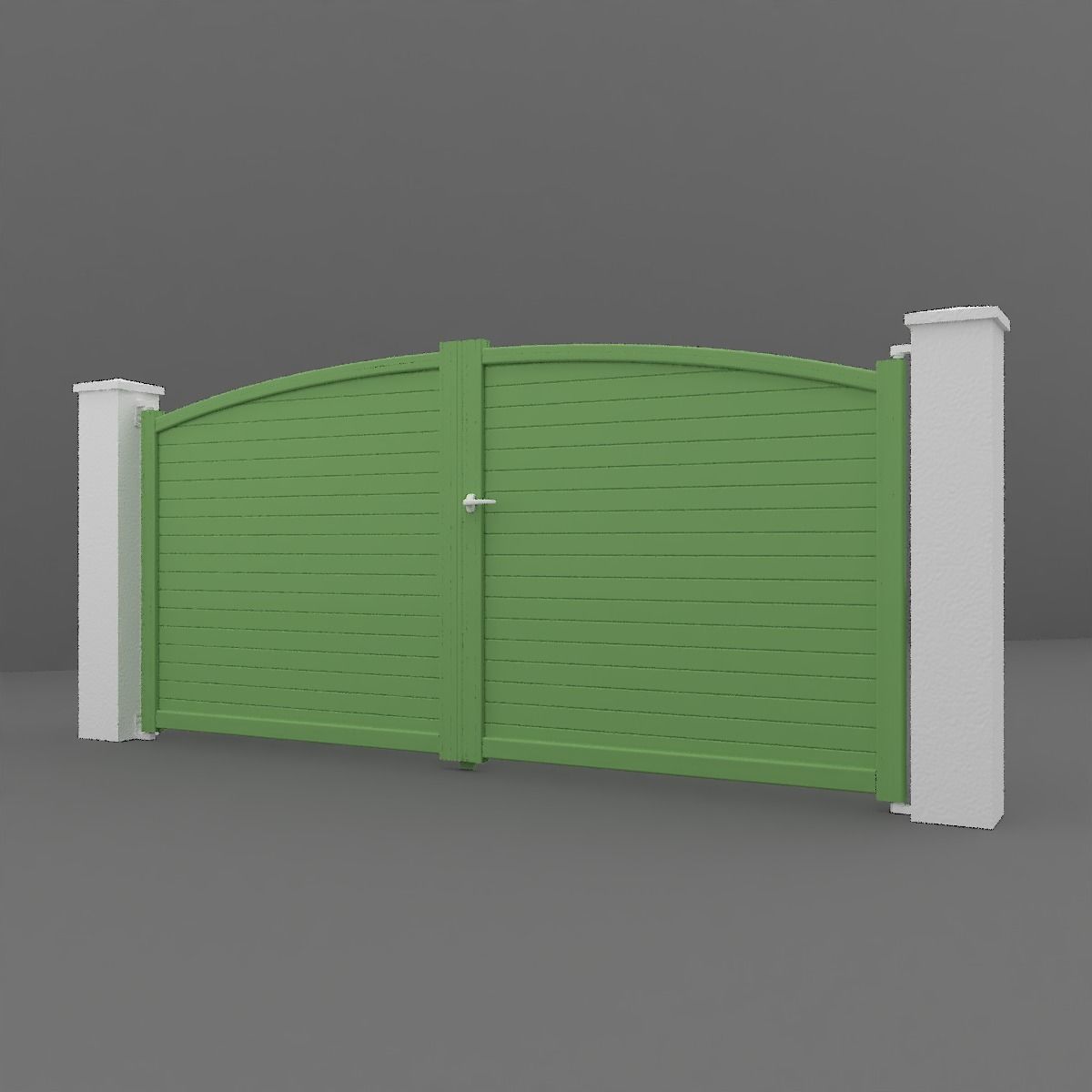 Outdoor Gate  3D model_8