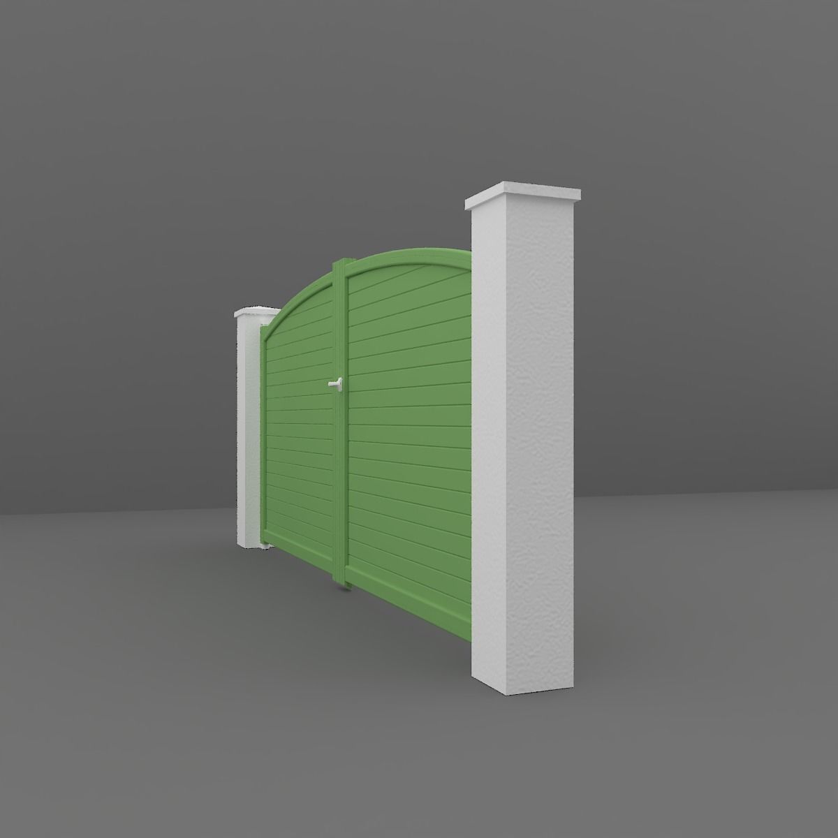 Outdoor Gate  3D model_6