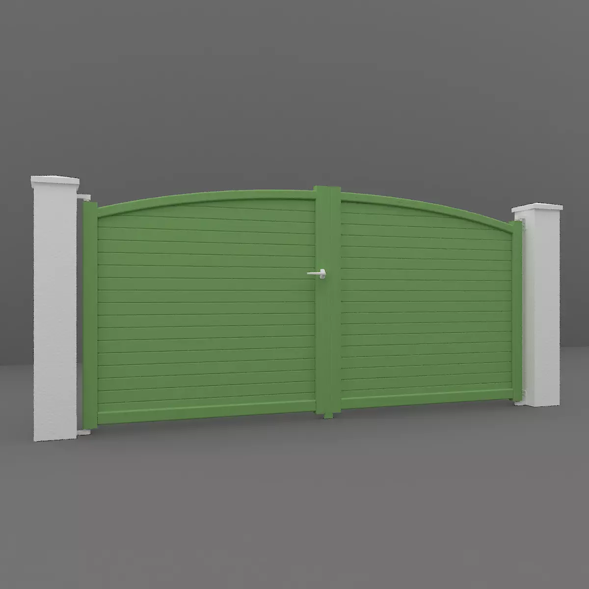 Outdoor Gate  3D model_0