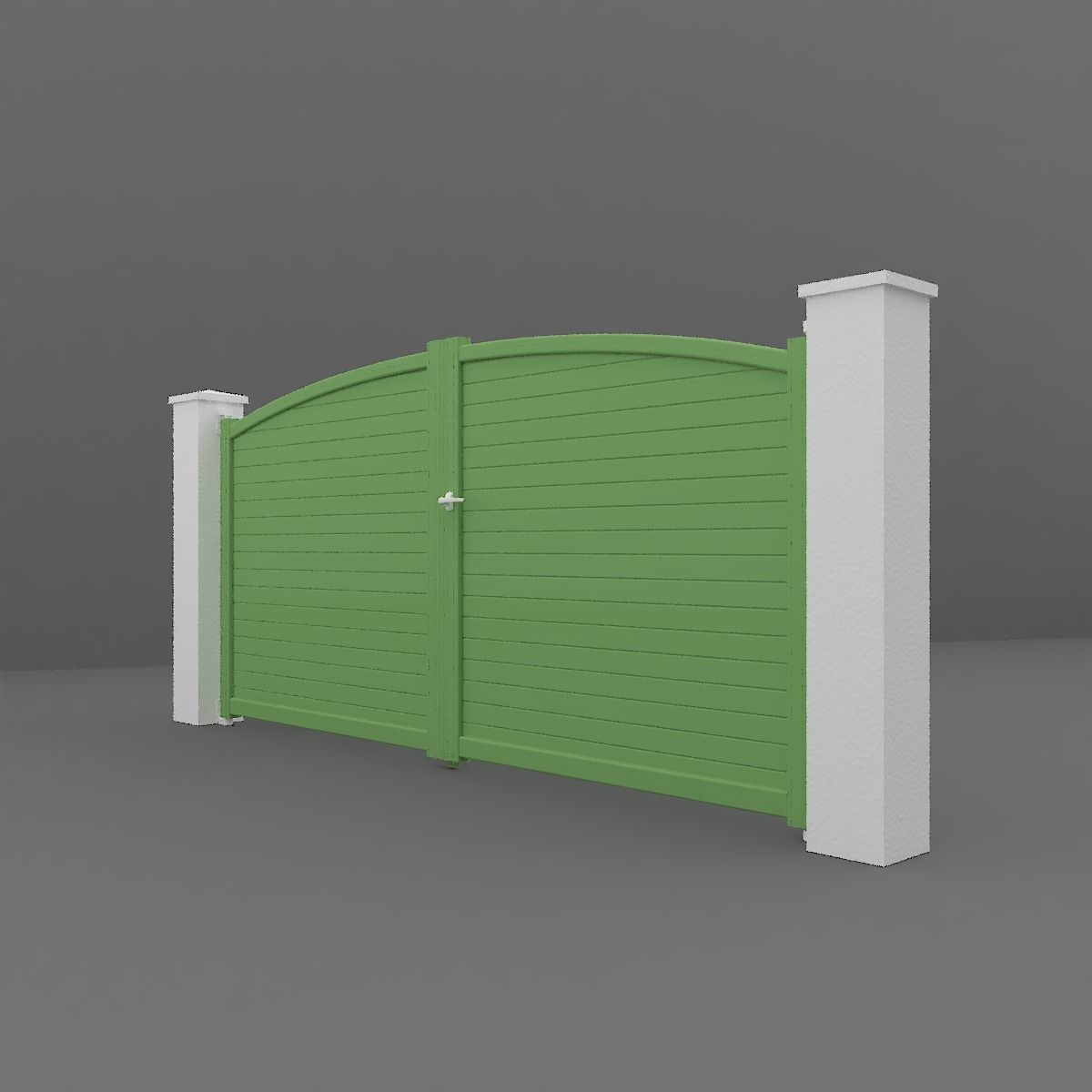 Outdoor Gate  3D model_7