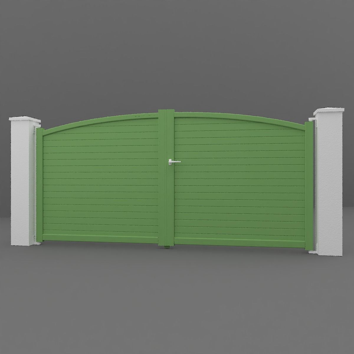 Outdoor Gate  3D model_9