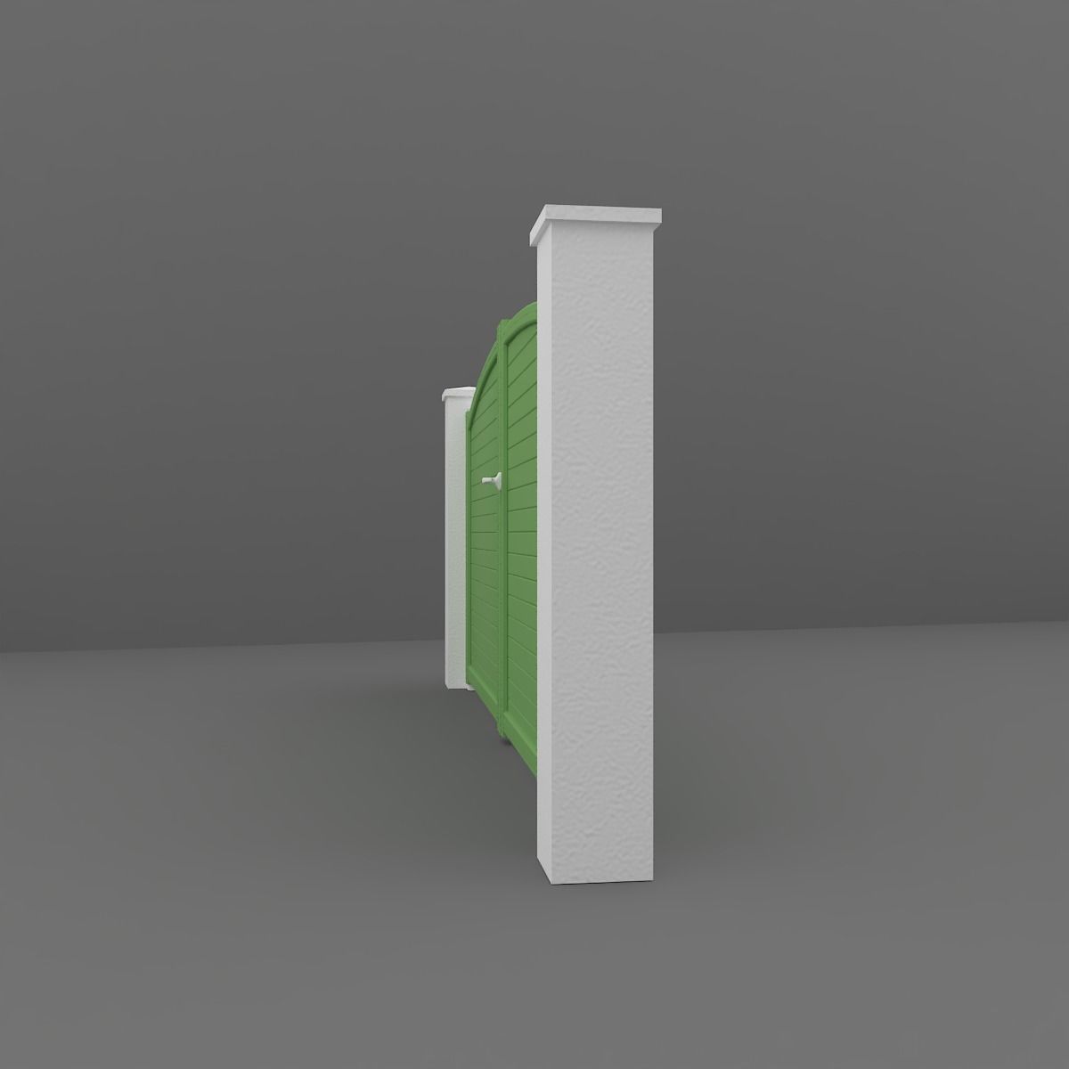 Outdoor Gate  3D model_5