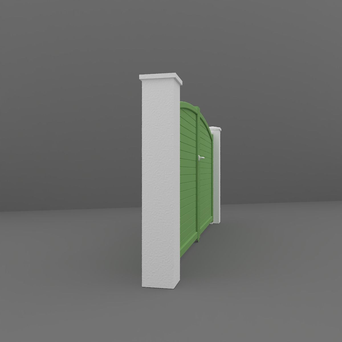 Outdoor Gate  3D model_4