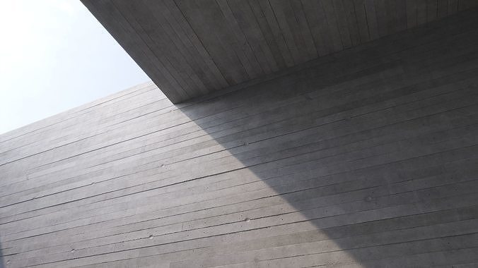 Wood formed bare cast concrete texture Texture
