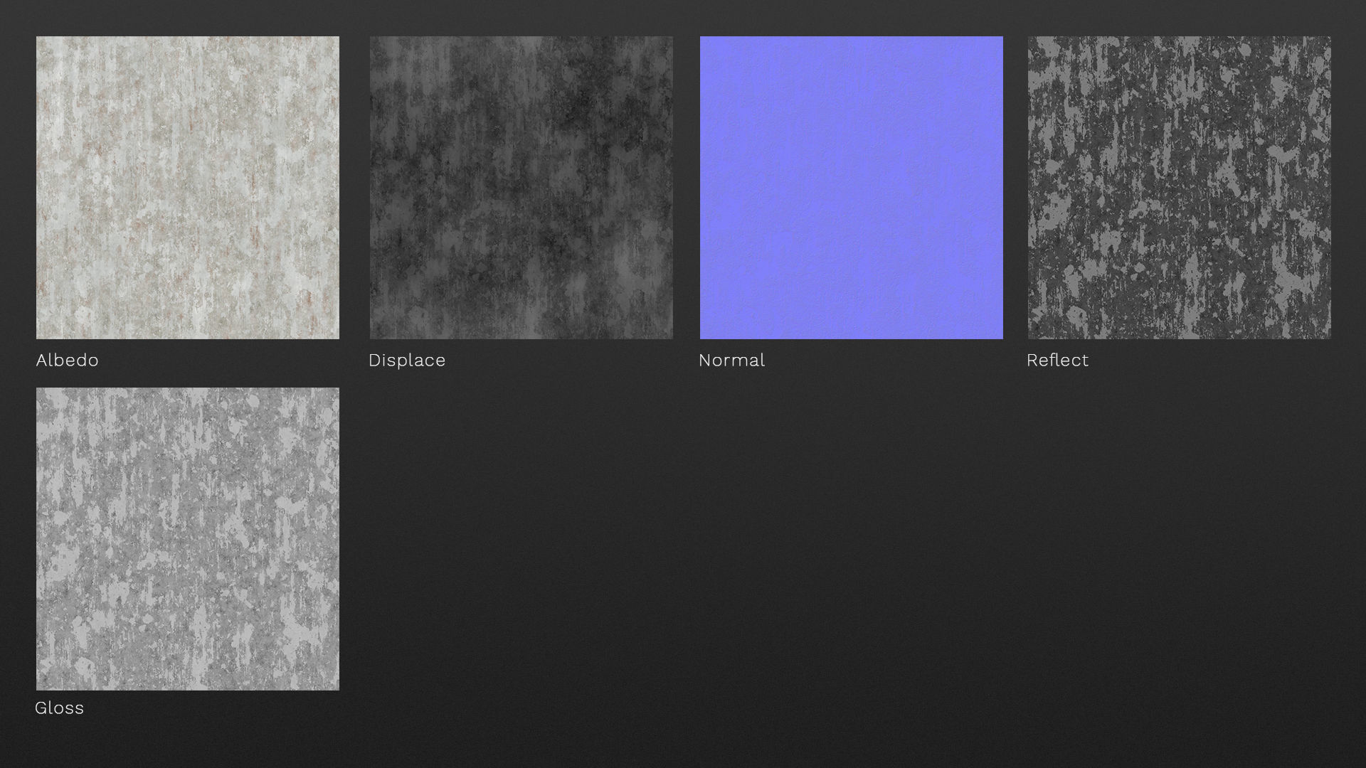 Damaged concrete painted wall texture Texture_5