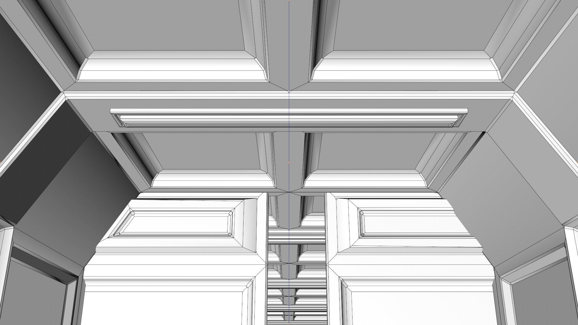 Sci Fi Corridor 3D model_9