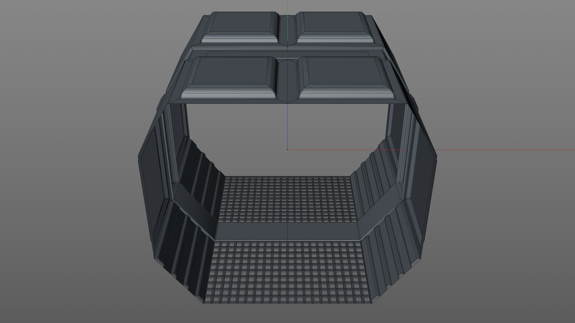 Sci Fi Corridor 3D model_11