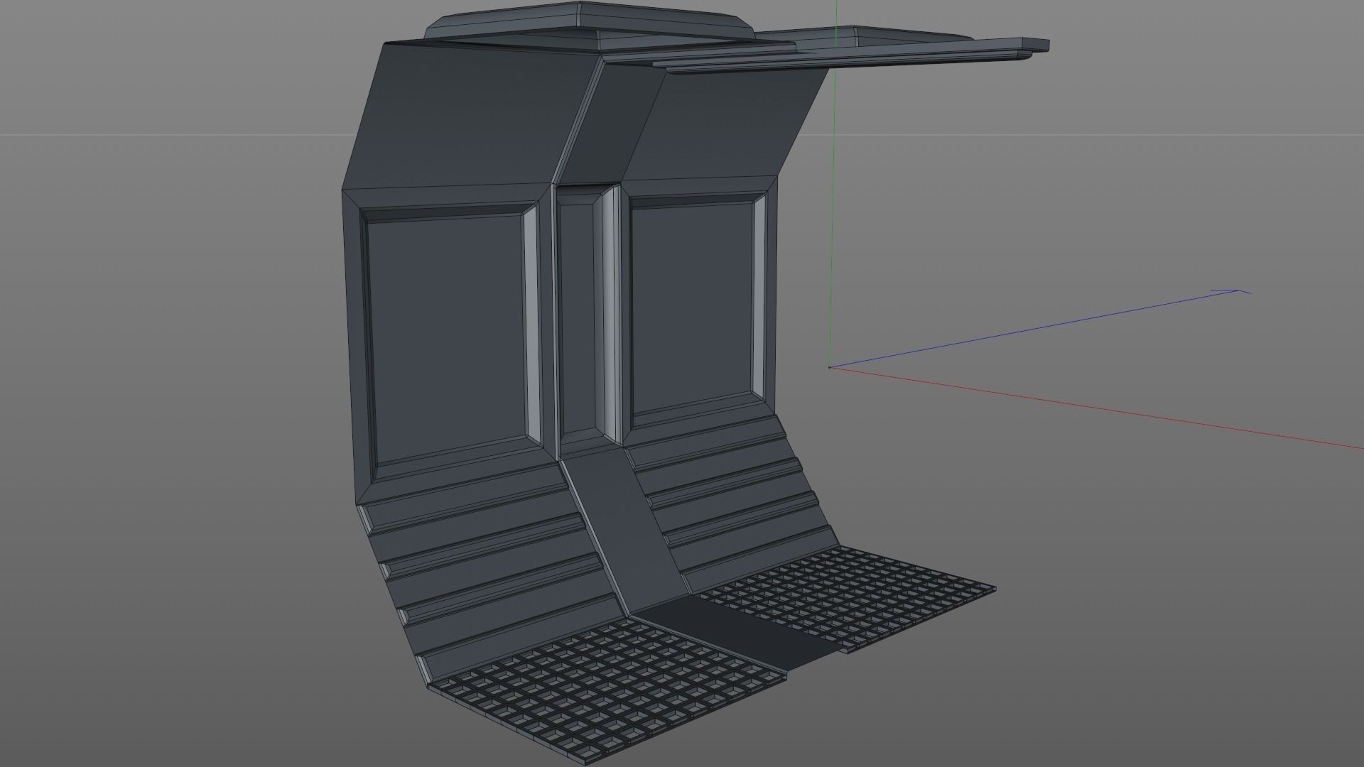 Sci Fi Corridor 3D model_13
