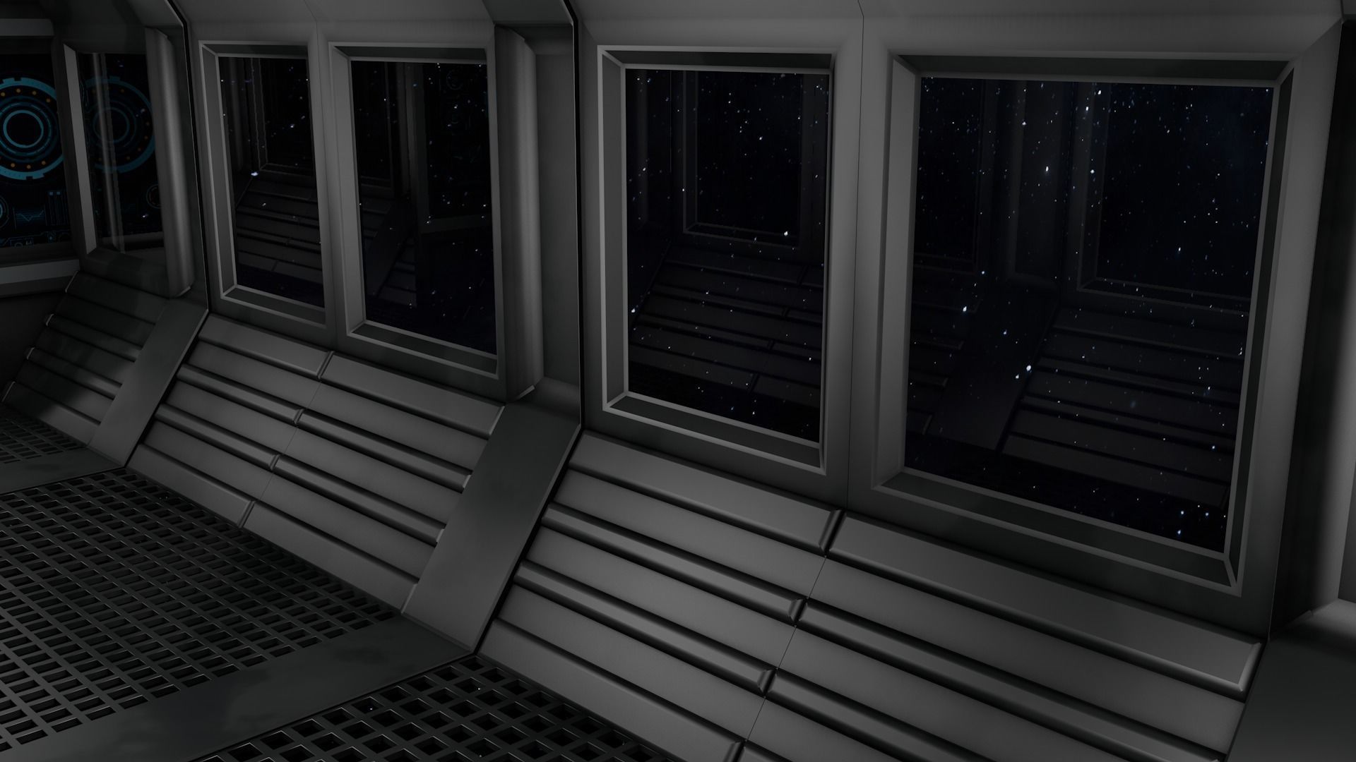 Sci Fi Corridor 3D model_5