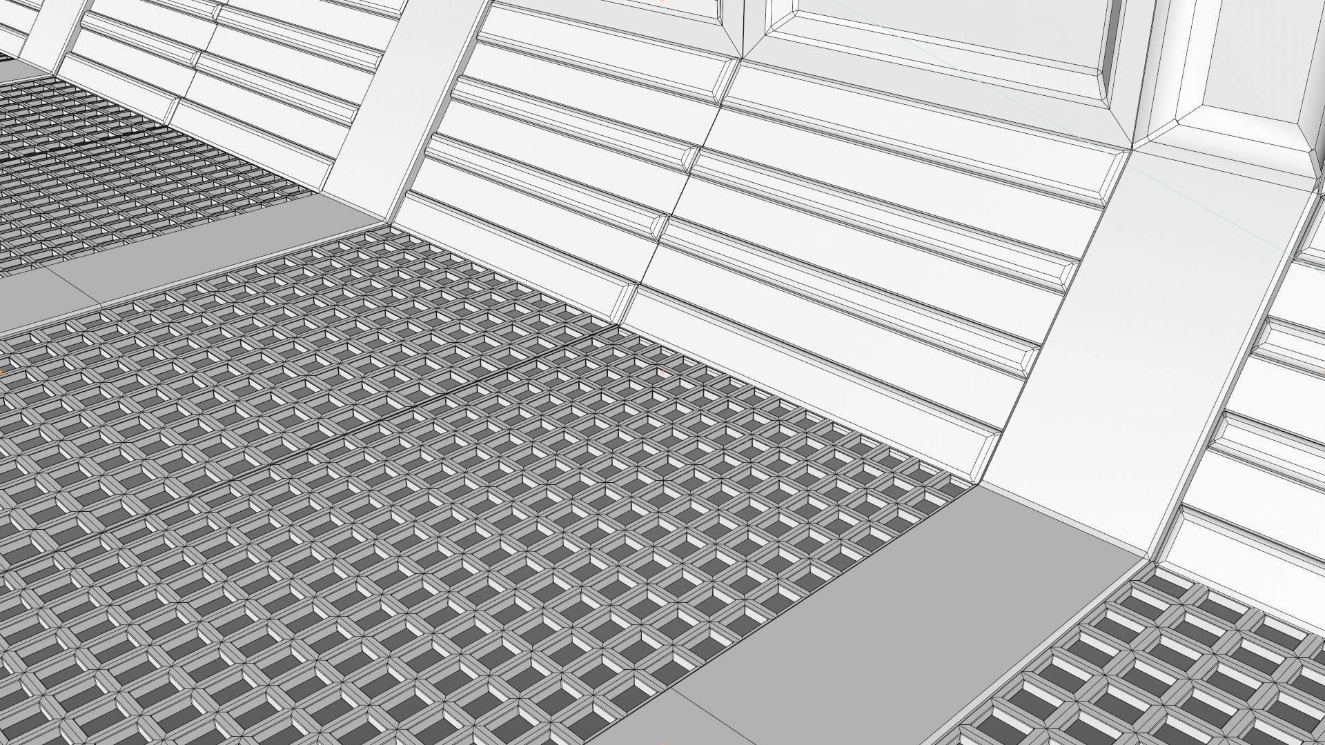 Sci Fi Corridor 3D model_7