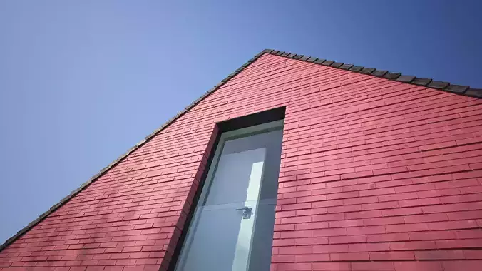 Modern pink brick wall texture