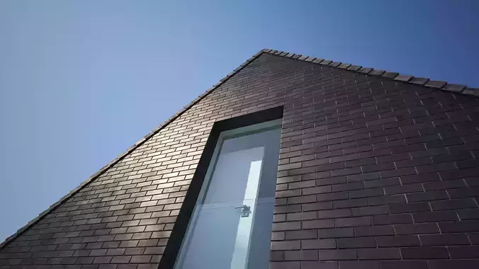 Dark shiny clinker brick texture Texture