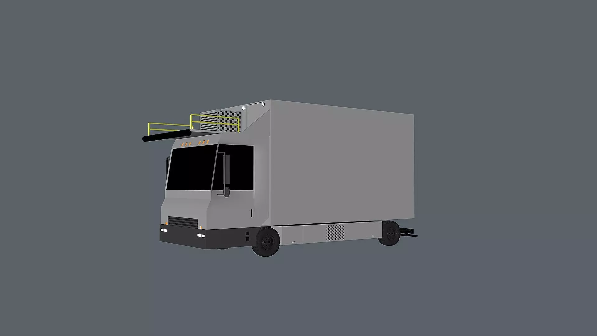 Airport Catering Truck Low-poly 3D model