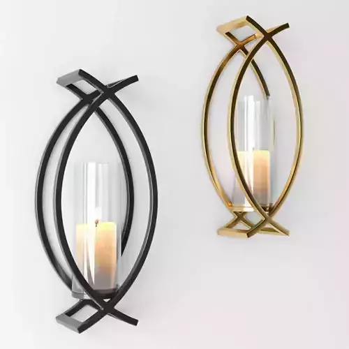 decorative candle 3D model