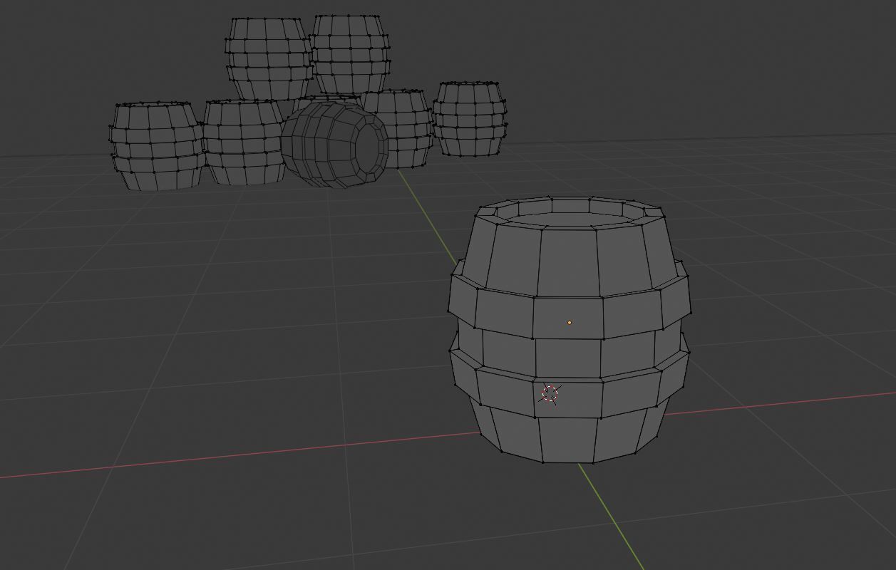 Simple LowPoly Barrel - Game Barrel Low-poly 3D model_6