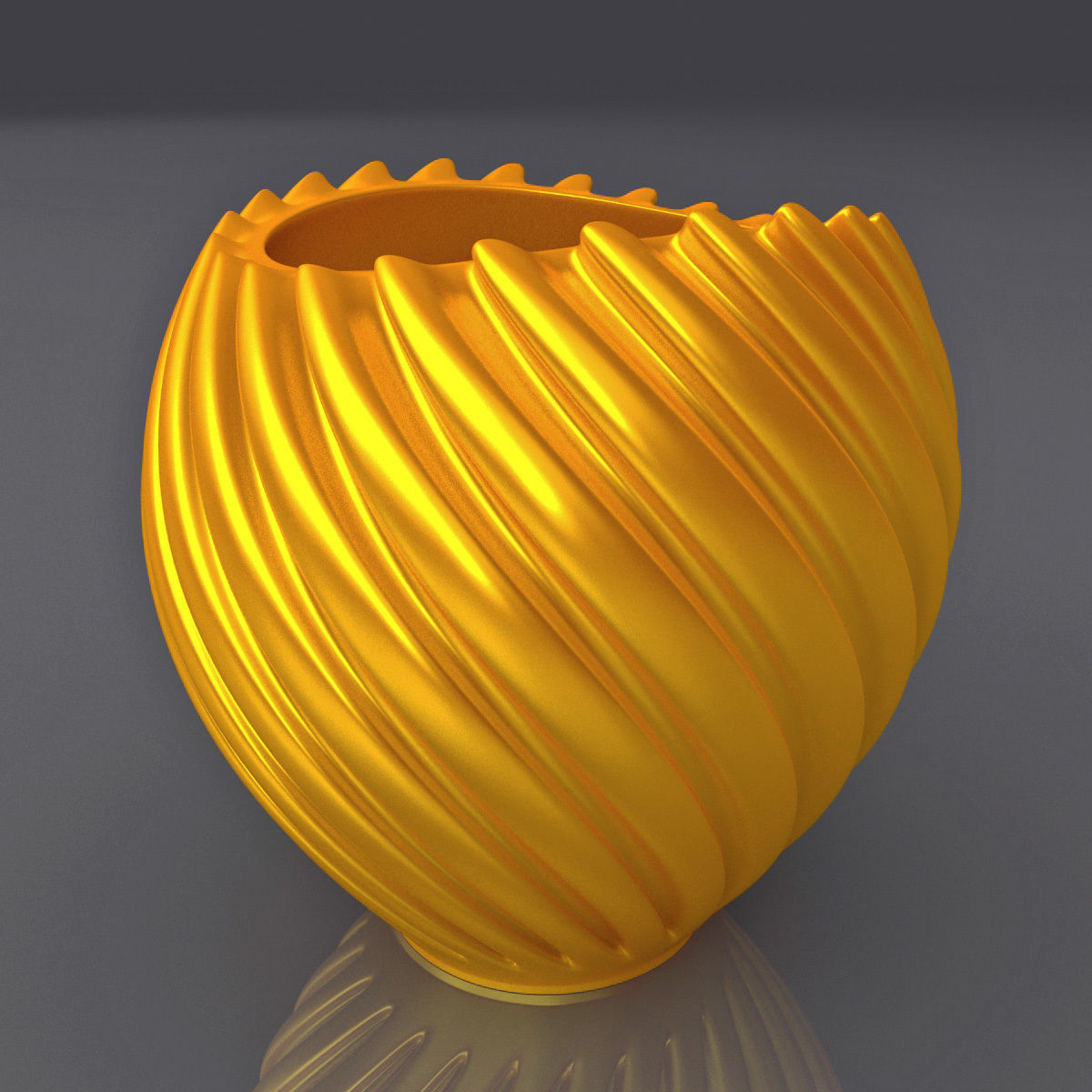 Vase Shape Design 3D Print Model 3D print model_10
