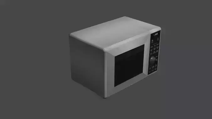 Low Poly MicroWave kitchenware