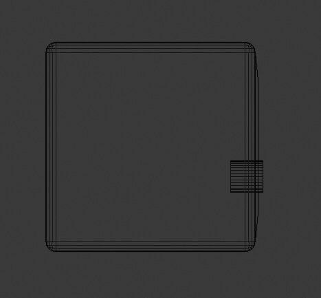 Low Poly MicroWave kitchenware Low-poly 3D model_6