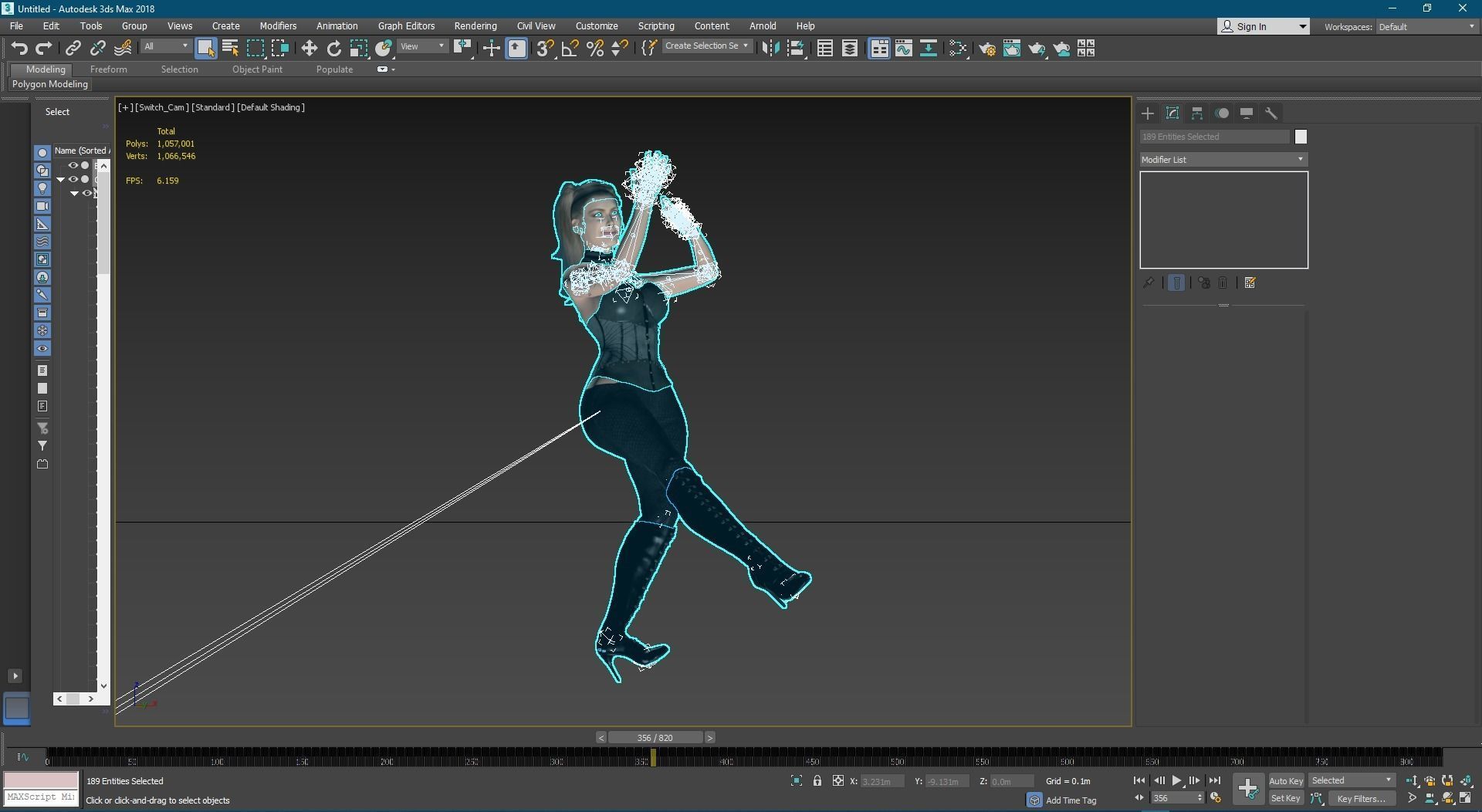 kim kardashian arabic Dancing 3D Character design  3D model 3D model_14