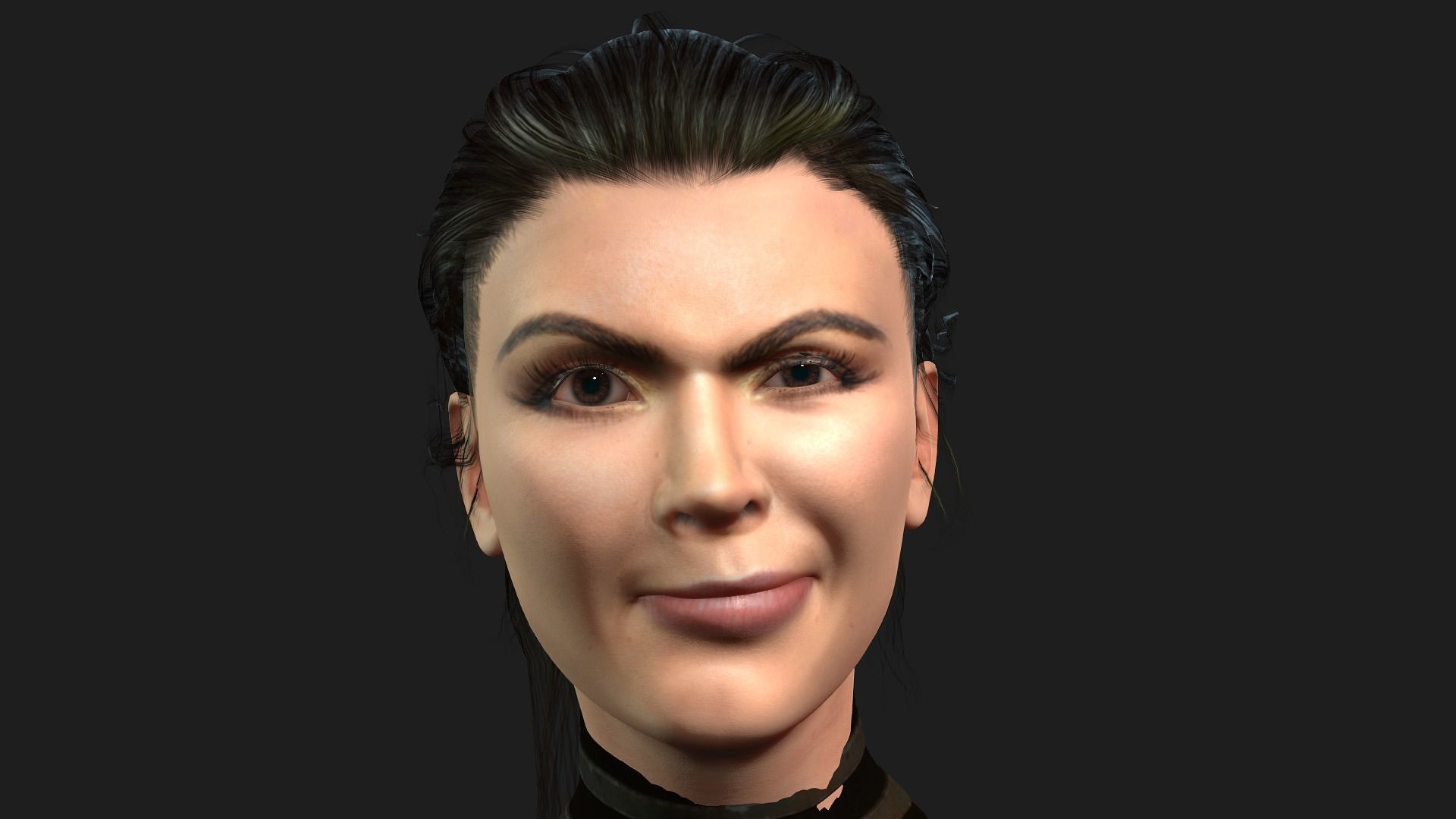 kim kardashian arabic Dancing 3D Character design  3D model 3D model_6