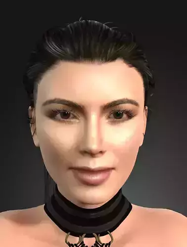 kim kardashian arabic Dancing 3D Character design  3D model