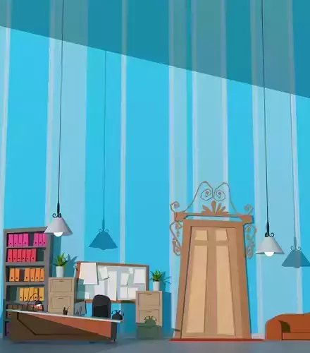 Secretary Room 3D model