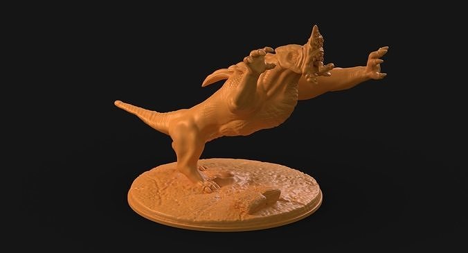 Putridatur orange figurine 3D print model