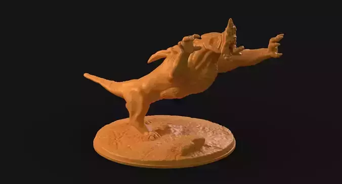 Putridatur orange figurine