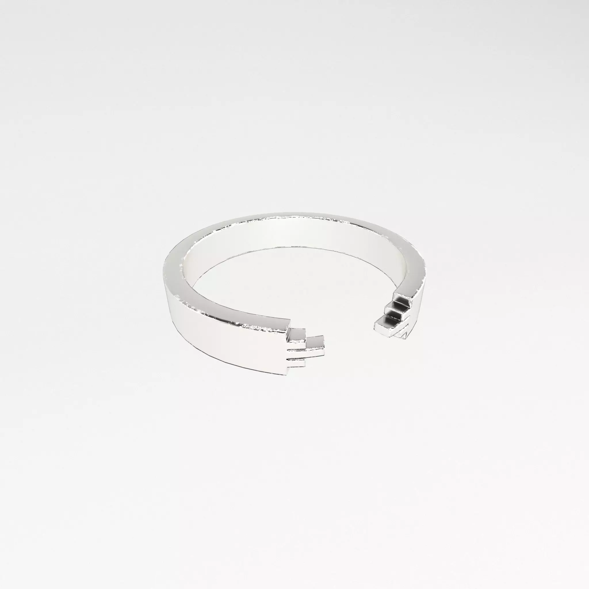 Minimalist Ring v1 002 Low-poly 3D model