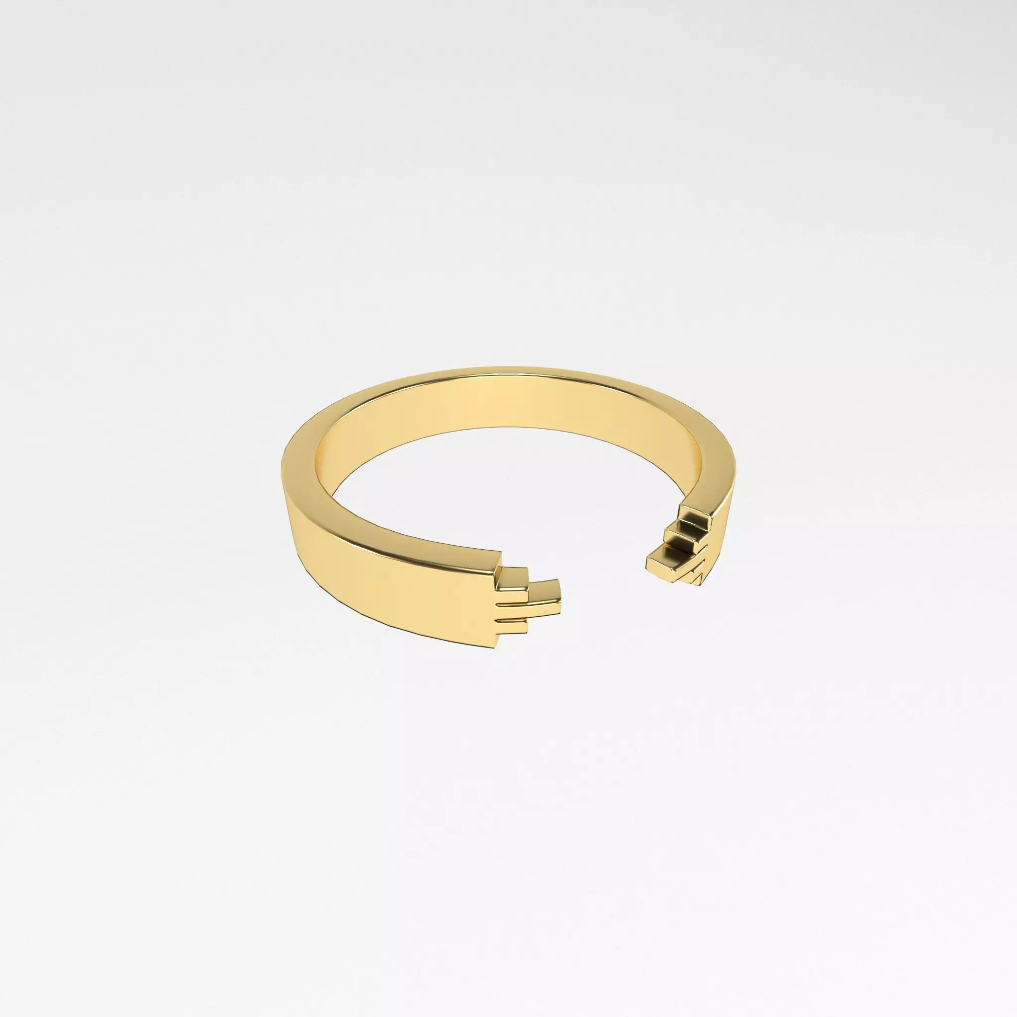 Minimalist Ring v1 003 Low-poly 3D model
