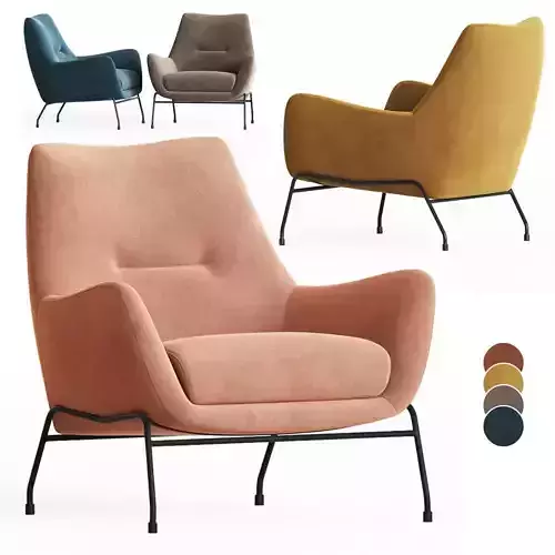 Chevy Fauteuil Armchair Homestock 3D model